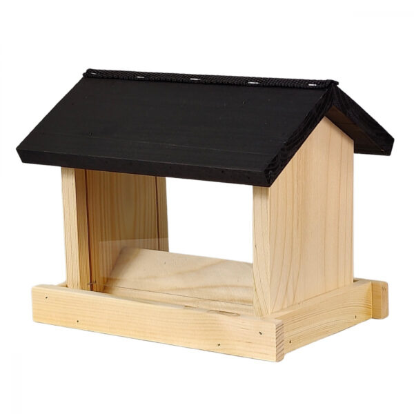 Linnusöögimaja kahepoolne 24x20x18 cm pleksiklaasiga, avatav katus