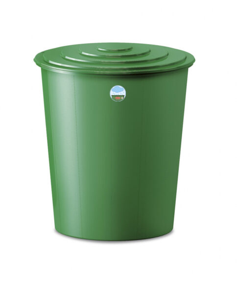 Vihmaveetünn kaanega kraaniga 310L roheline