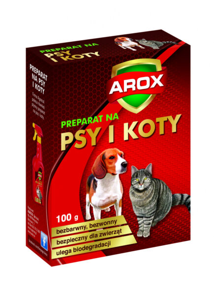 Koerte-kasside peletuspulber Arox 100g