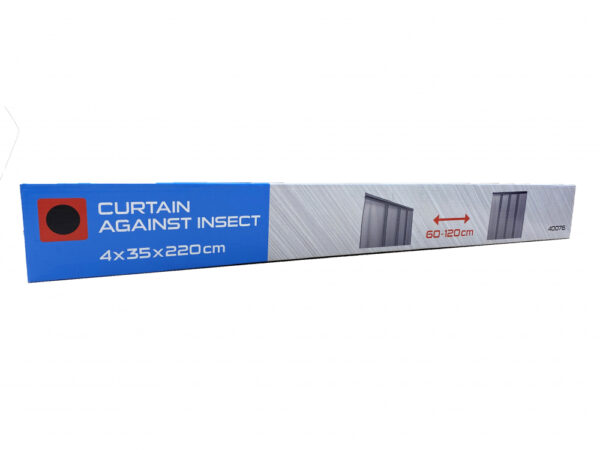 Putukavõrk uksekardin Festa polüester 4 x 35 x 220cm must