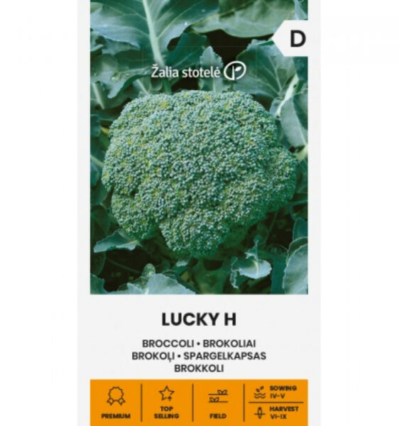 Spargelkapsas brokkoli Lucky H - Brassica oleracea L.