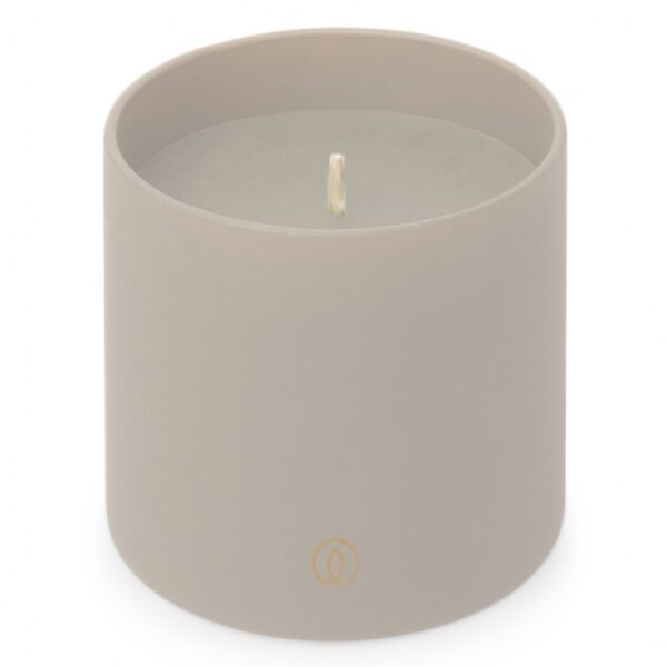 Lõhnastatud küünal matis klaasis 35h puuvillaõis-muskus