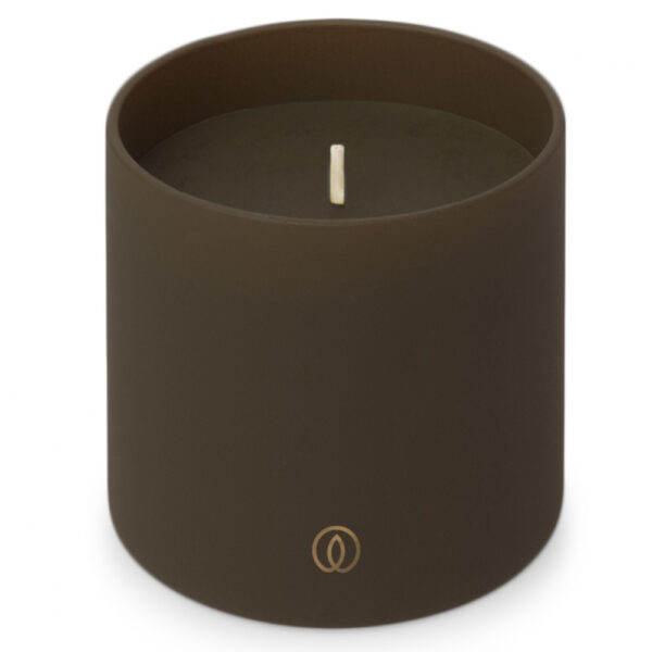 Lõhnastatud küünal matis klaasis 35h sandlipuu-iiris