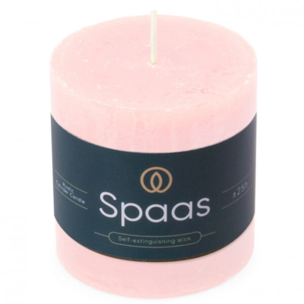 Küünal Rustik 25h d 70 x 70mm heleroosa