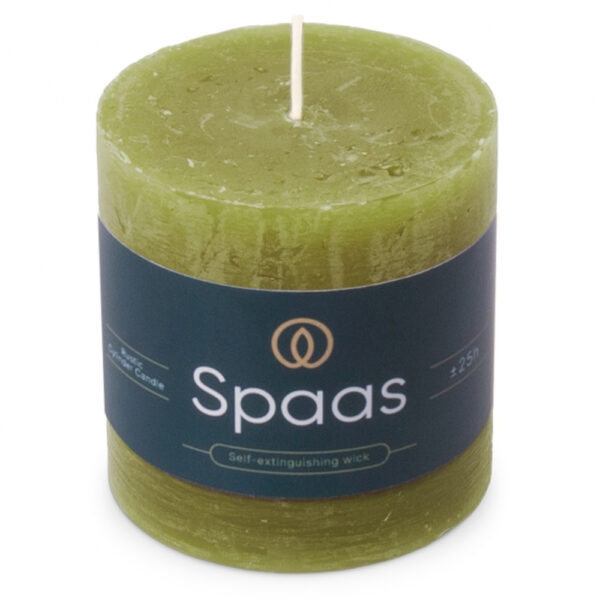 Küünal Rustik 25h d 70 x 70mm oliiviroheline